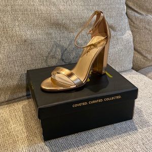 Lulu Rose Gold Heels